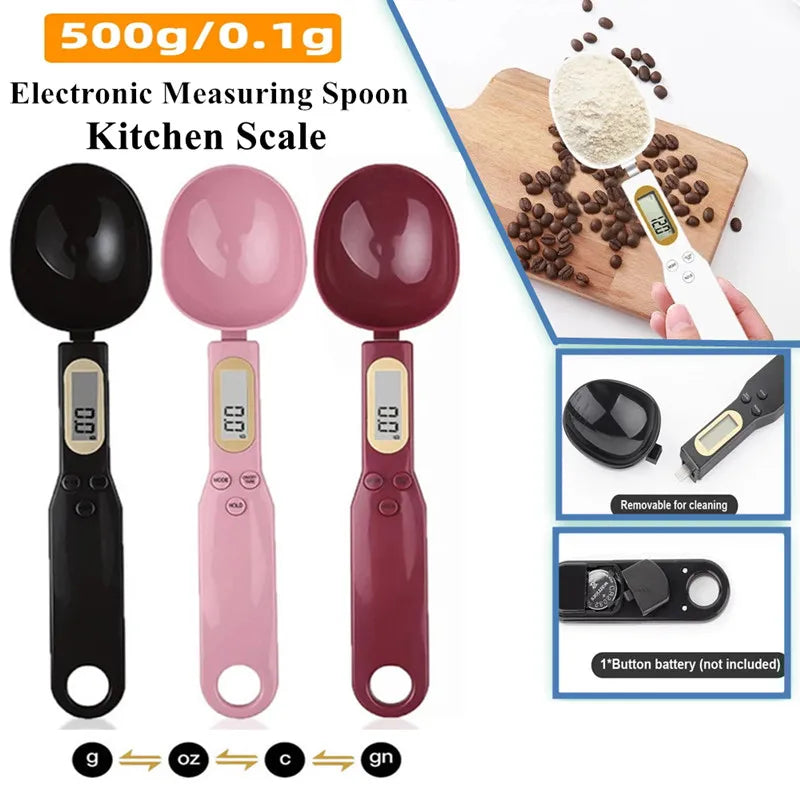 Mini Digital Spoon Scale – 0.1-500g LCD