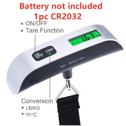 Portable Scale Digital LCD Display 110lb/50kg
